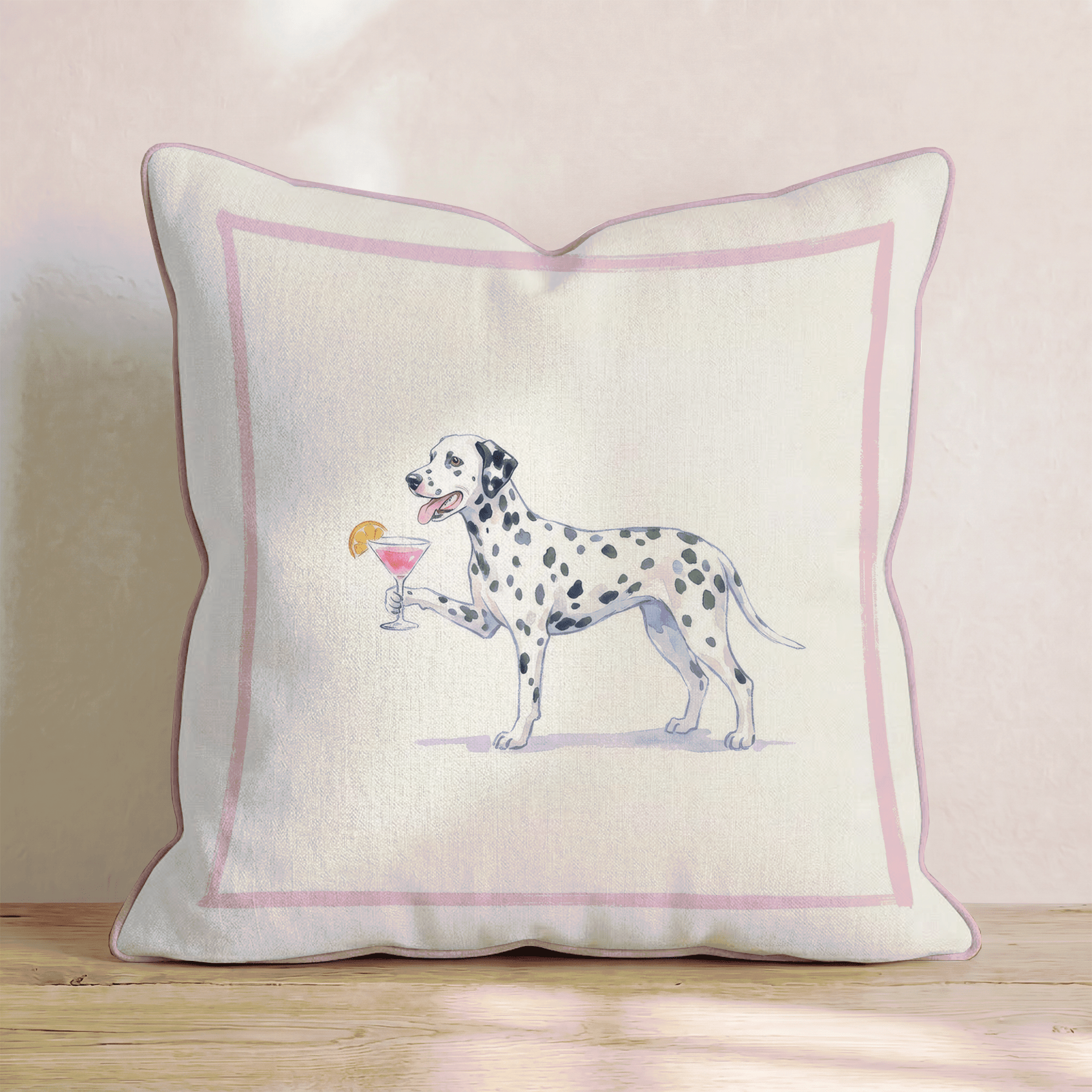 Cosmo Dalmation Throw Pillow - Hillcroft Home