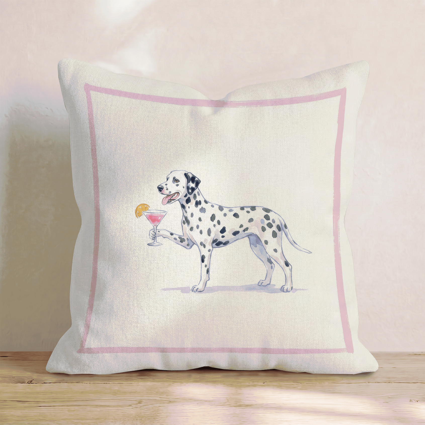 Cosmo Dalmation Throw Pillow - Hillcroft Home