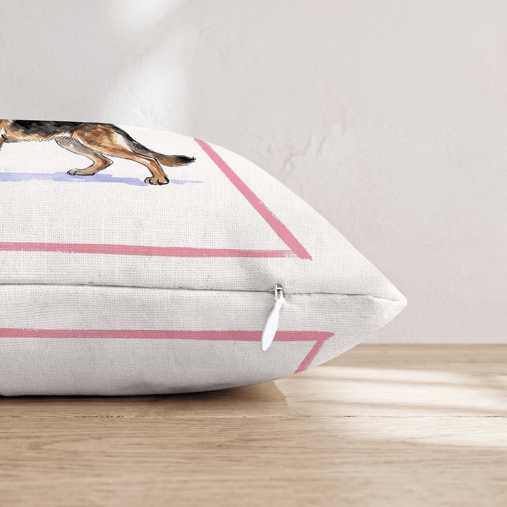 Cosmo German Shepherd Throw Pillow - Hillcroft Home