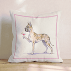 Cosmo Great Dane Throw Pillow - Hillcroft Home