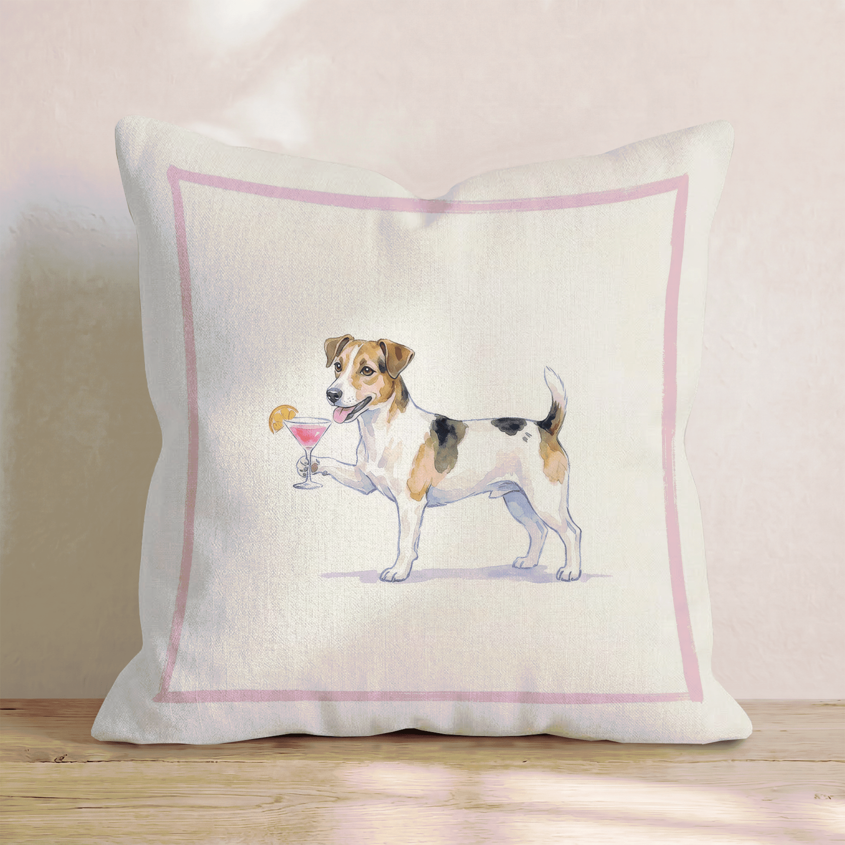 Cosmo Jack Russell Throw Pillow - Hillcroft Home