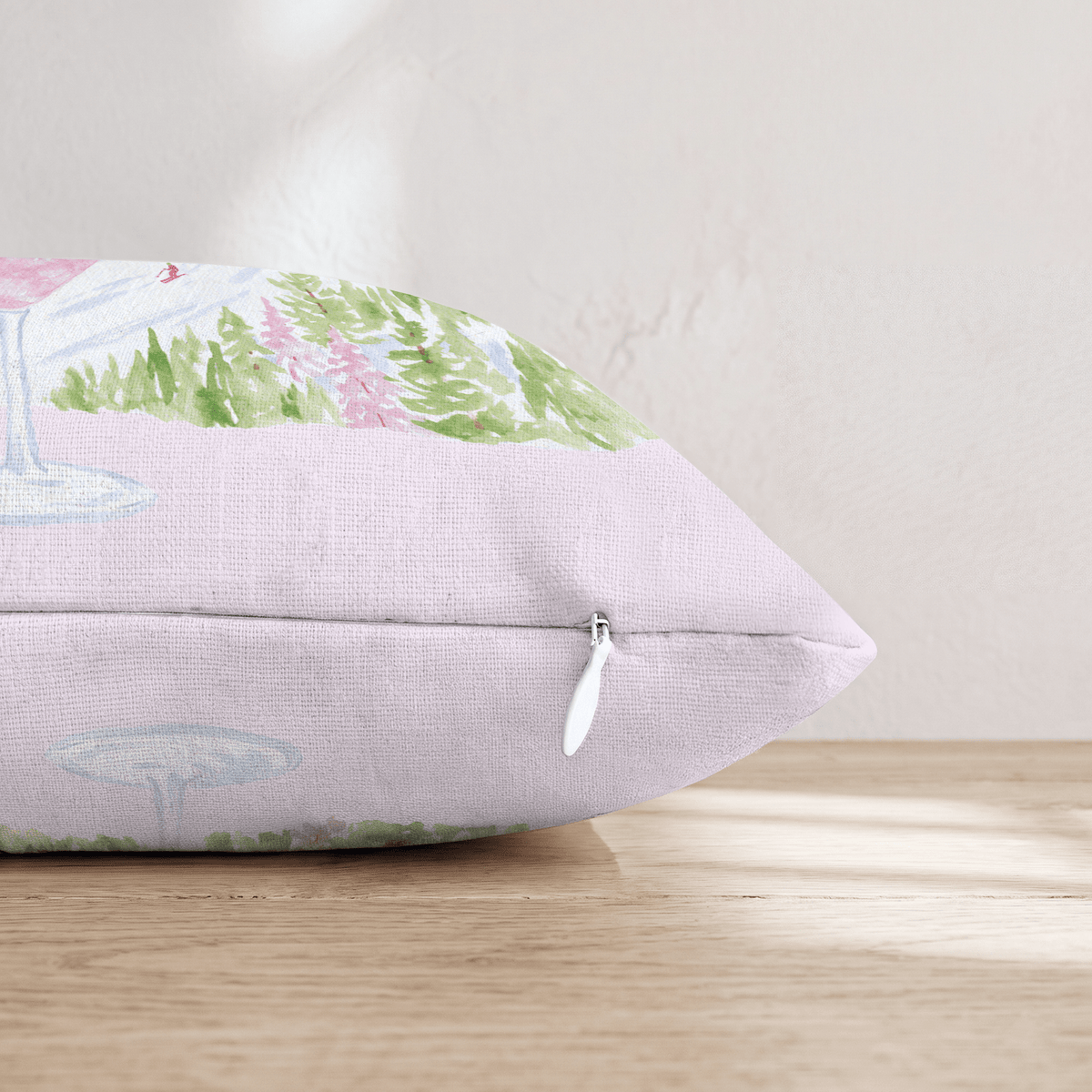 Cosmo Pink Slope Throw Pillow - Hillcroft Home