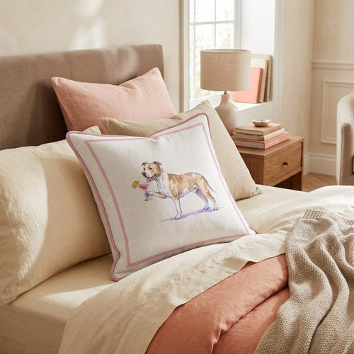 Cosmo Pit Bull Throw Pillow - Hillcroft Home