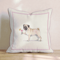 Cosmo Pug Throw Pillow - Hillcroft Home