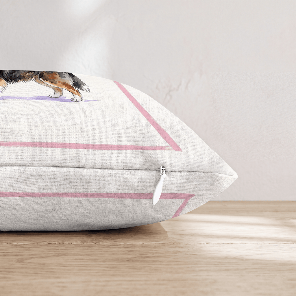 Cosmo Shetland Sheepdog Throw Pillow - Hillcroft Home