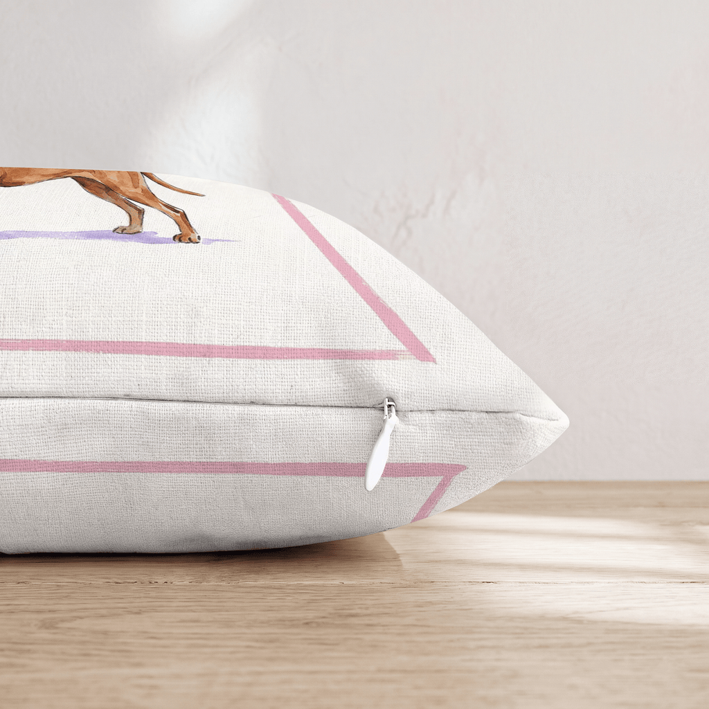 Cosmo Vizsla Throw Pillow - Hillcroft Home