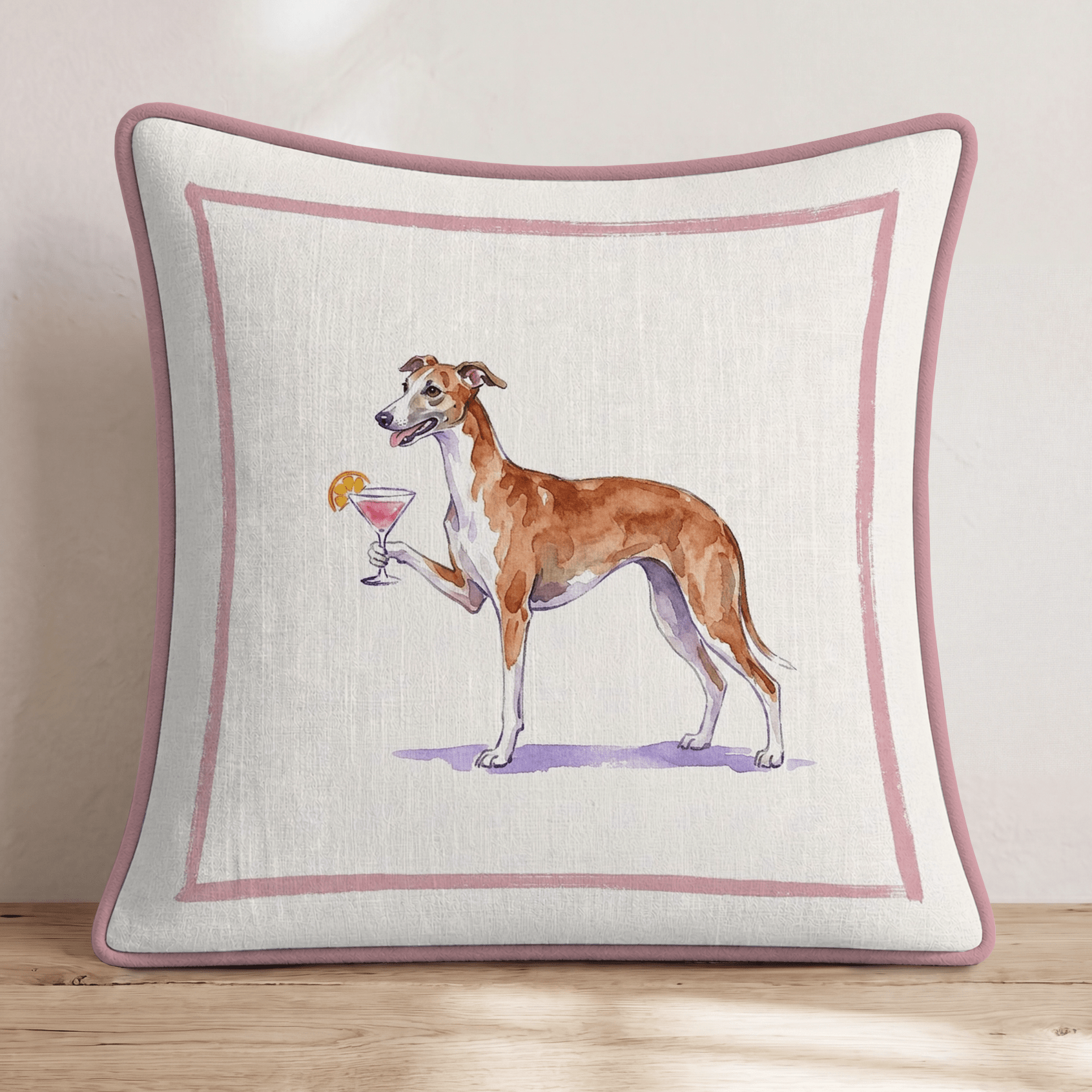 Cosmo Whippet Throw Pillow - Hillcroft Home