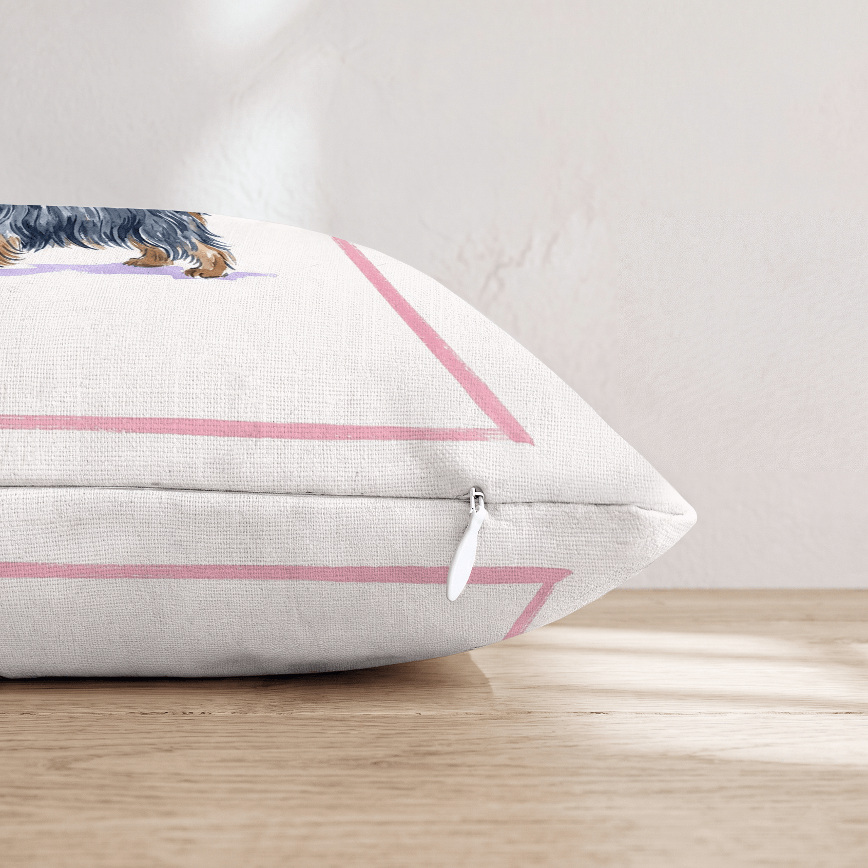 Cosmo Yorkshire Terrier Throw Pillow - Hillcroft Home
