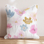Cosmos and Buttercup Throw Pillow - Hillcroft Home