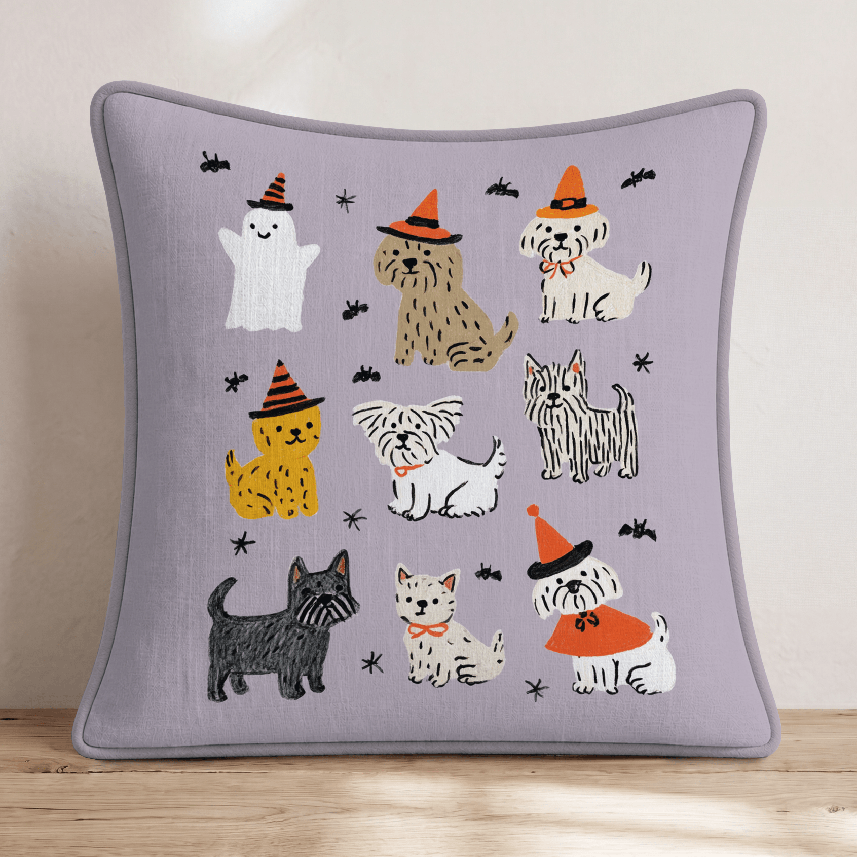 Costume Crew Throw Pillow - Hillcroft Home