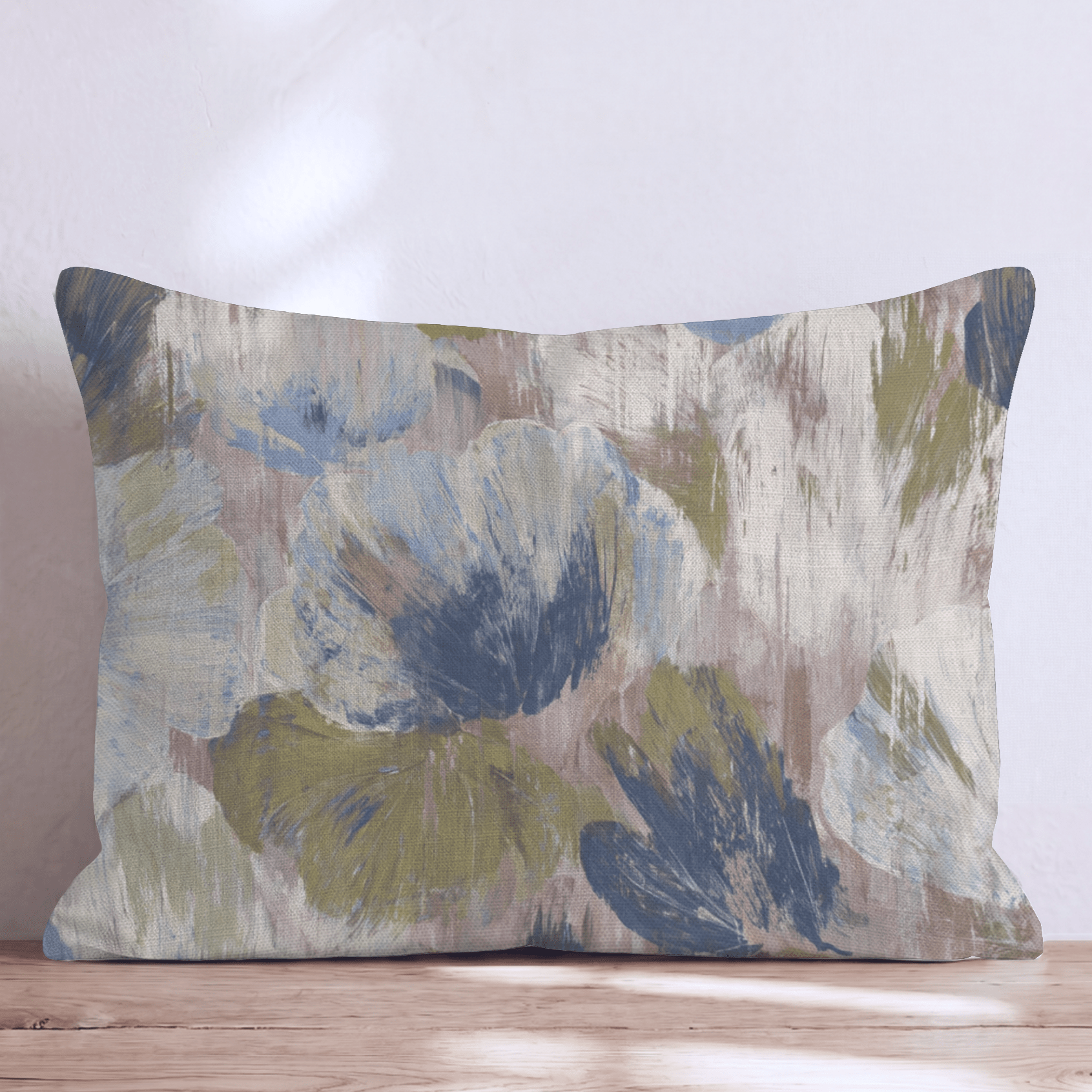 Cottage Abstract Throw Pillow - Hillcroft Home