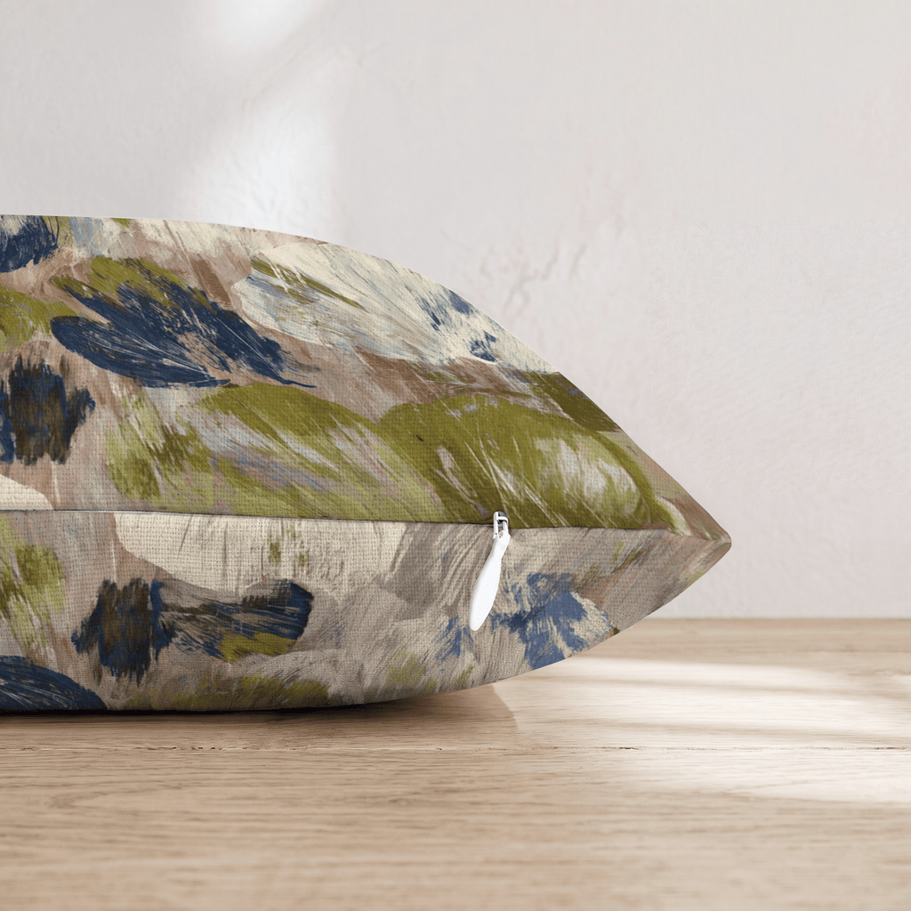 Cottage Abstract Throw Pillow - Hillcroft Home