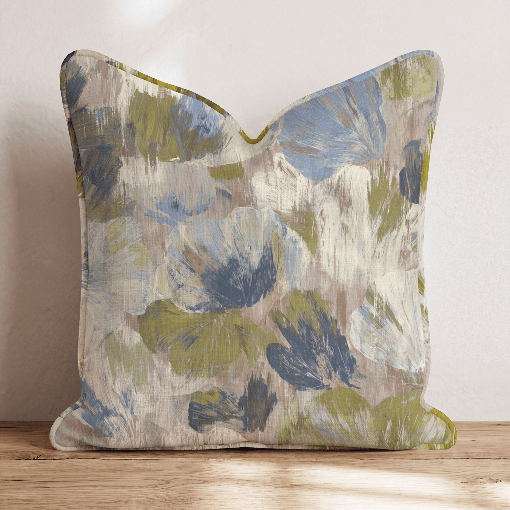 Cottage Abstract Throw Pillow - Hillcroft Home