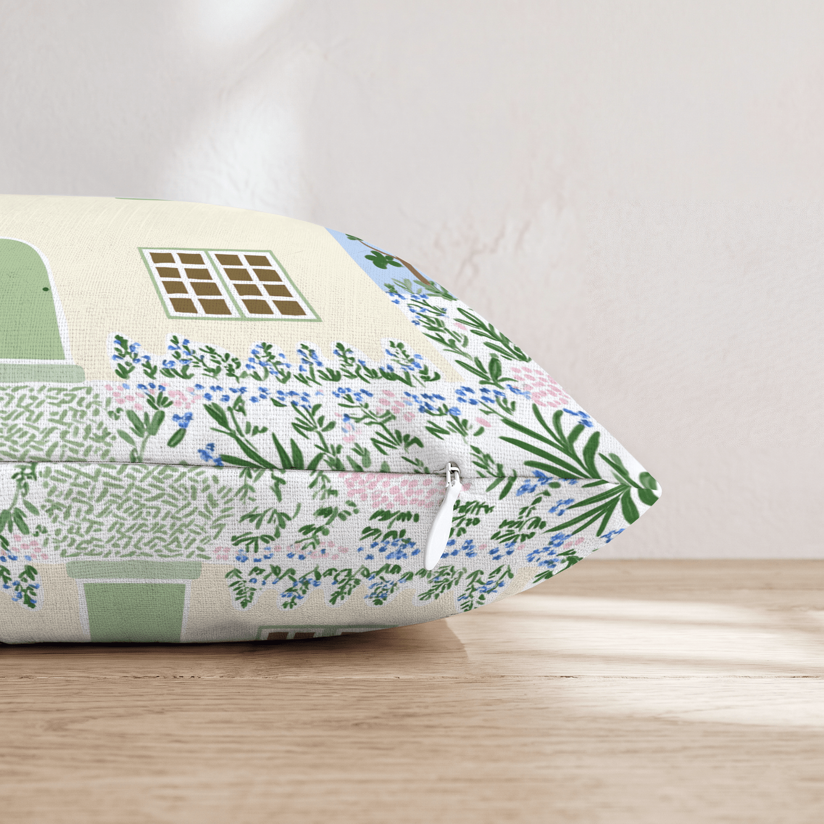 Cottage Home Throw Pillow - Hillcroft Home