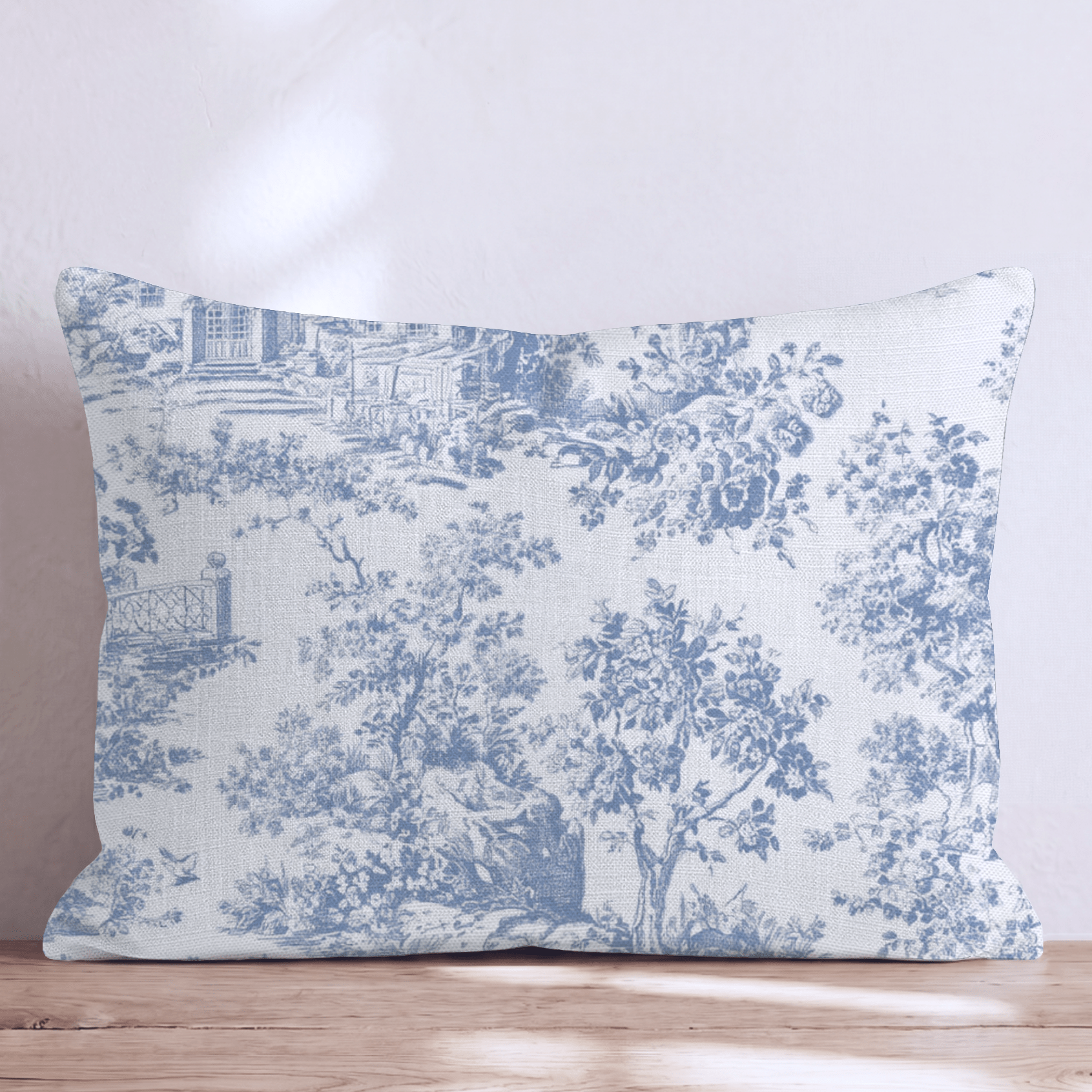 Cottages and bridges Throw Pillow - Hillcroft Home