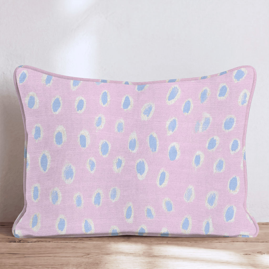 Cotton Candy Dots Throw Pillow - Hillcroft Home