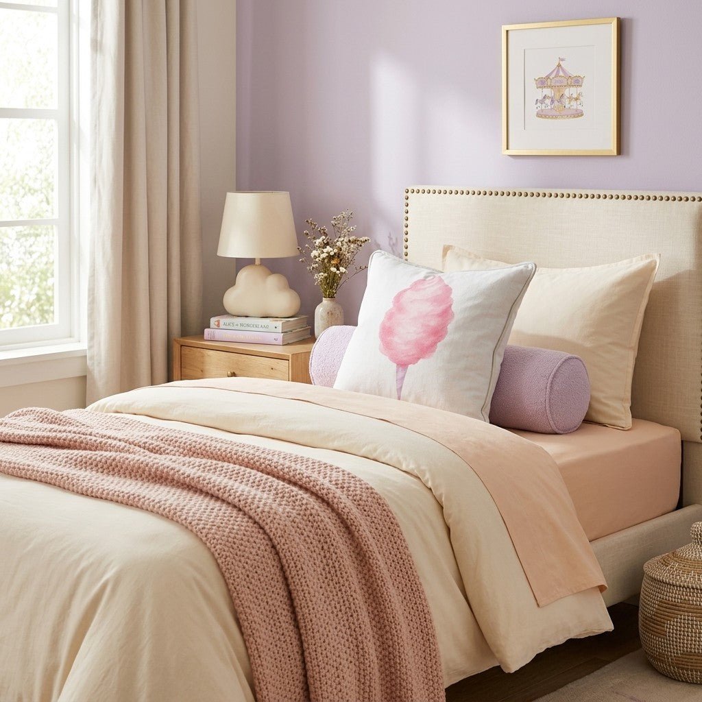 Cotton Candy Dreams Throw Pillow - Hillcroft Home
