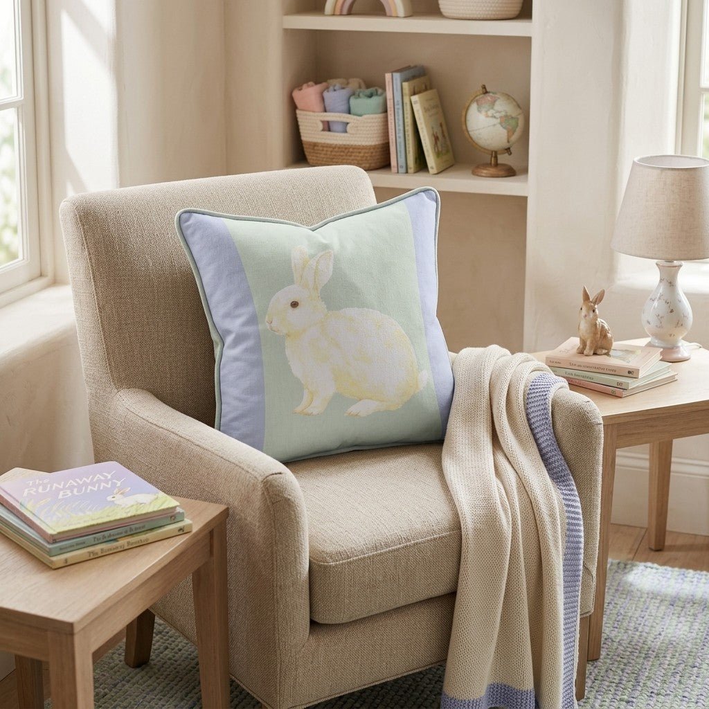 Cotton Tail Throw Pillow - Hillcroft Home