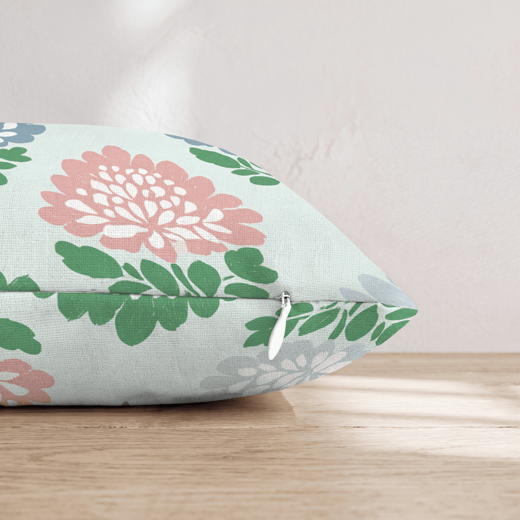 Country Blossoms Throw Pillow - Hillcroft Home