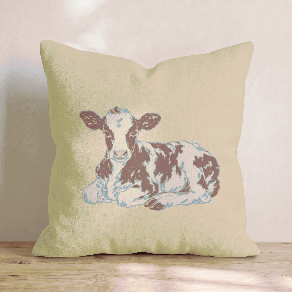 Country Cow Throw Pillow - Hillcroft Home