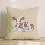 Country Cow Throw Pillow - Hillcroft Home