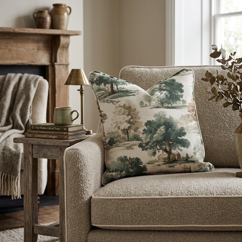 Countryside Canopy Throw Pillow - Hillcroft Home