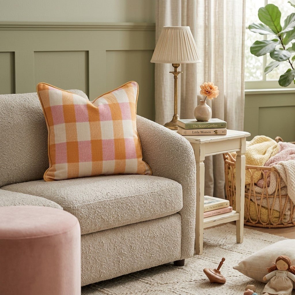 Countryside Plaid Throw Pillow - Hillcroft Home