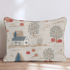 Countryside Pumpkin Farm Throw Pillow - Hillcroft Home