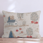 Countryside Pumpkin Farm Throw Pillow - Hillcroft Home