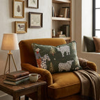 Cowboy Christmas Throw Pillow - Hillcroft Home