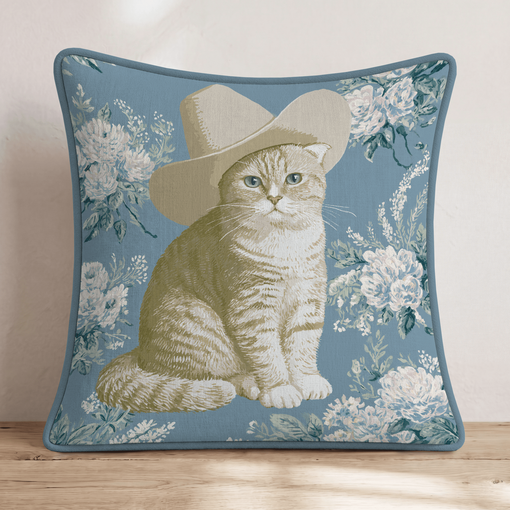 Cowboy Munchkin Throw Pillow - Hillcroft Home
