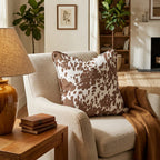 Cowhide Throw Pillow - Hillcroft Home