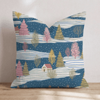 Cozy All Night Throw Pillow - Hillcroft Home