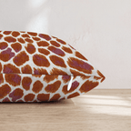 Cozy Animal Print Throw Pillow - Hillcroft Home