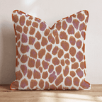 Cozy Animal Print Throw Pillow - Hillcroft Home