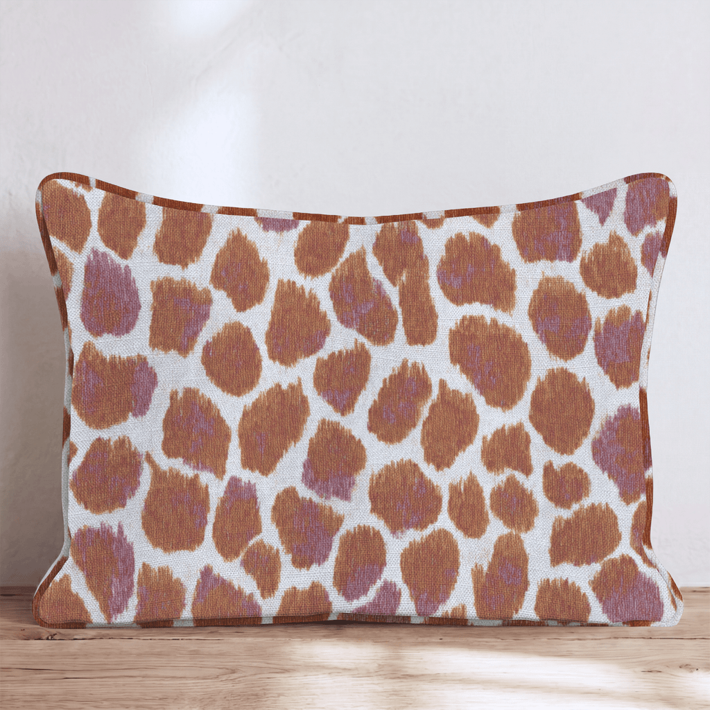 Cozy Animal Print Throw Pillow - Hillcroft Home