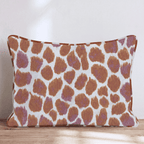 Cozy Animal Print Throw Pillow - Hillcroft Home