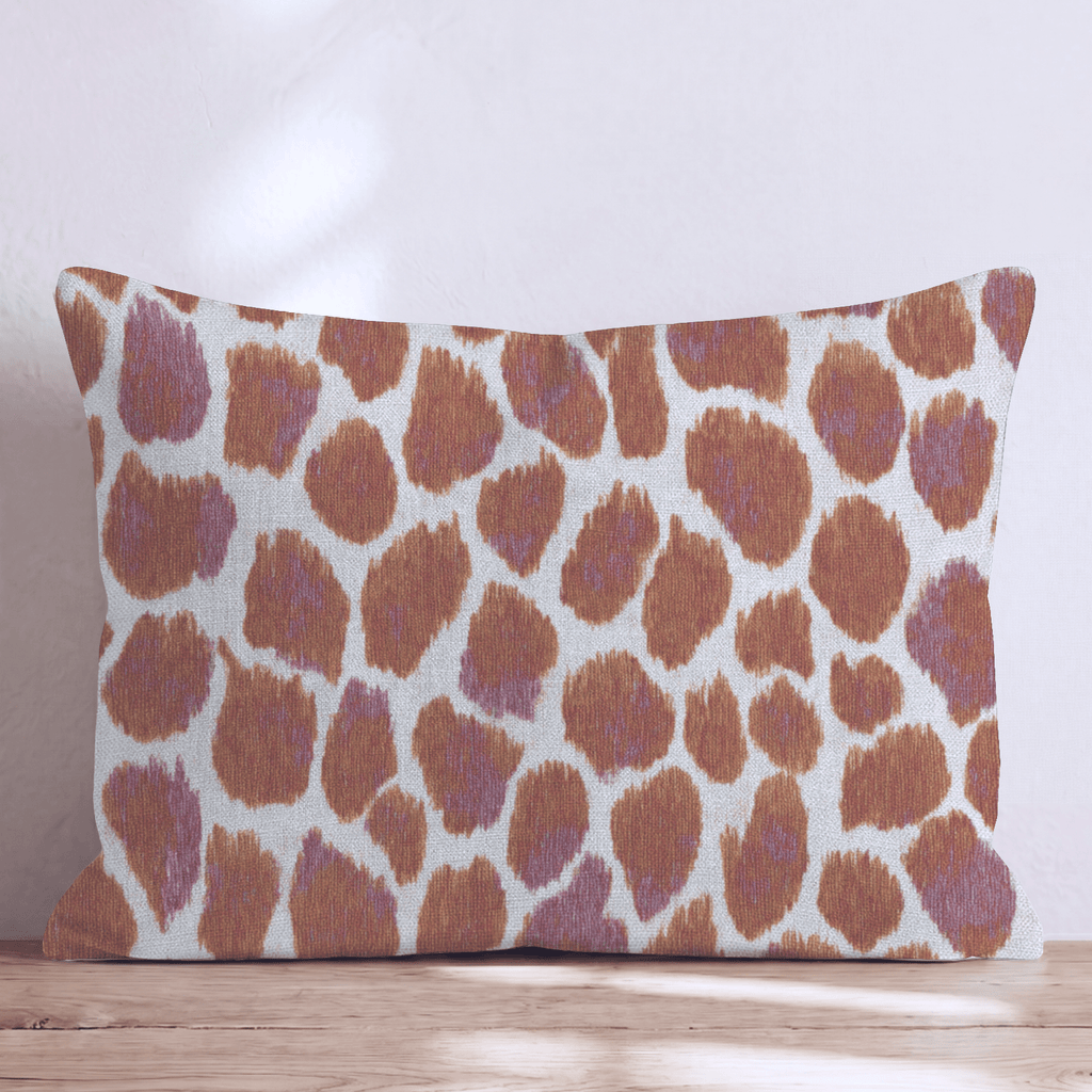Cozy Animal Print Throw Pillow - Hillcroft Home