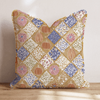 Cozy Autumn Quilt Throw Pillow - Hillcroft Home