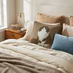 Cozy Kitten Throw Pillow - Hillcroft Home