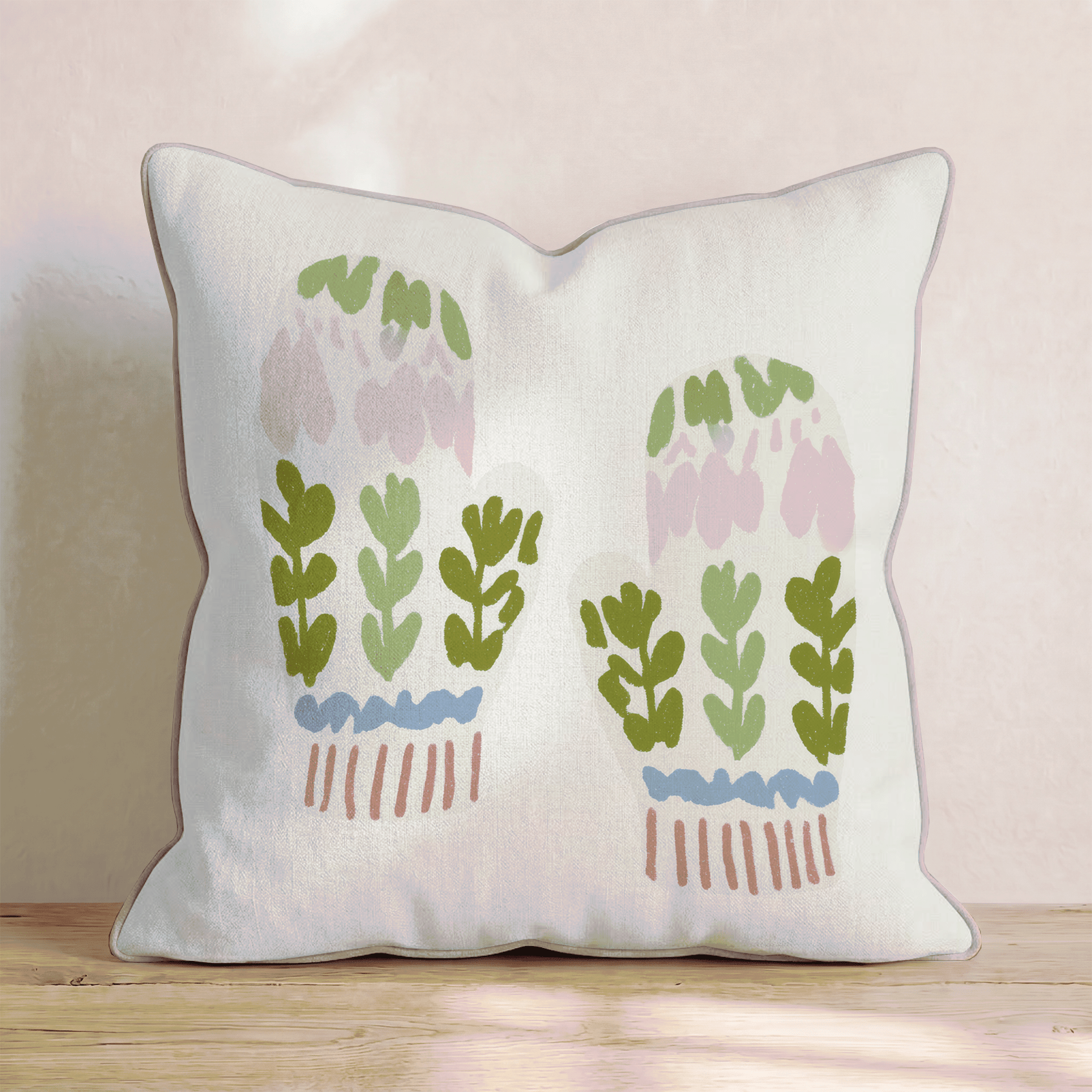 Cozy Mittens Throw Pillow - Hillcroft Home