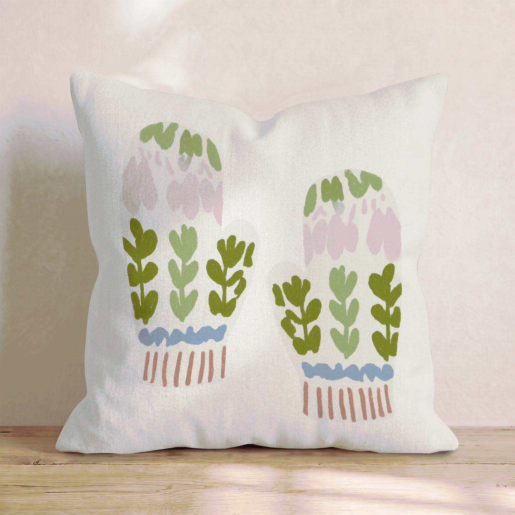Cozy Mittens Throw Pillow - Hillcroft Home