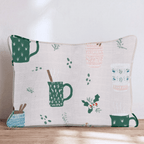 Cozy Mug Scatter Blush Throw Pillow - Hillcroft Home