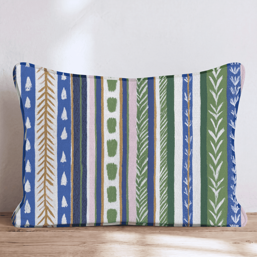 Cozy Stripes Throw Pillow - Hillcroft Home