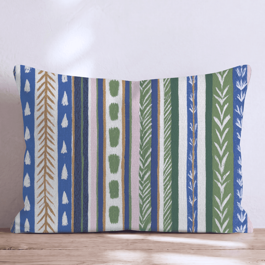Cozy Stripes Throw Pillow - Hillcroft Home