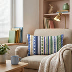 Cozy Stripes Throw Pillow - Hillcroft Home