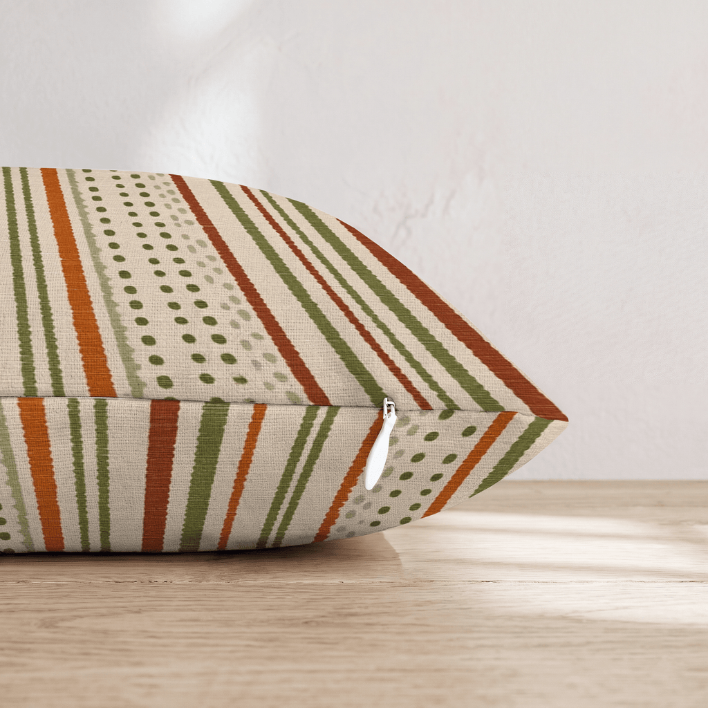 Cozy Vibes Stripes Throw Pillow - Hillcroft Home