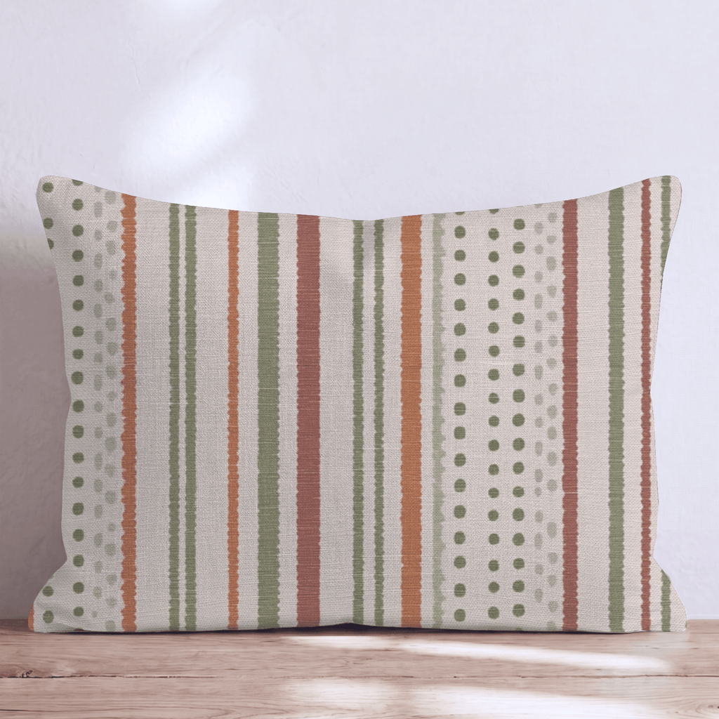 Cozy Vibes Stripes Throw Pillow - Hillcroft Home