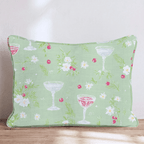 Cranberry Coupe Sage Throw Pillow - Hillcroft Home