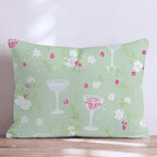 Cranberry Coupe Sage Throw Pillow - Hillcroft Home